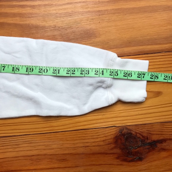 Nike White Crew Neck Just Do It Sweater, EUC, M - Picture 7 of 10